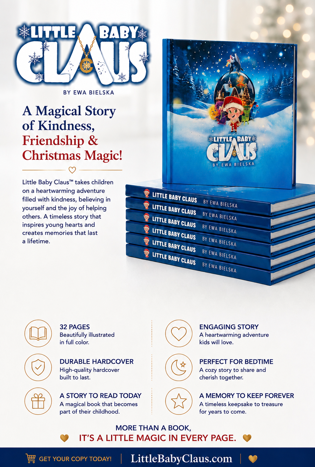 Little Baby Claus™ Hardcover Storybook