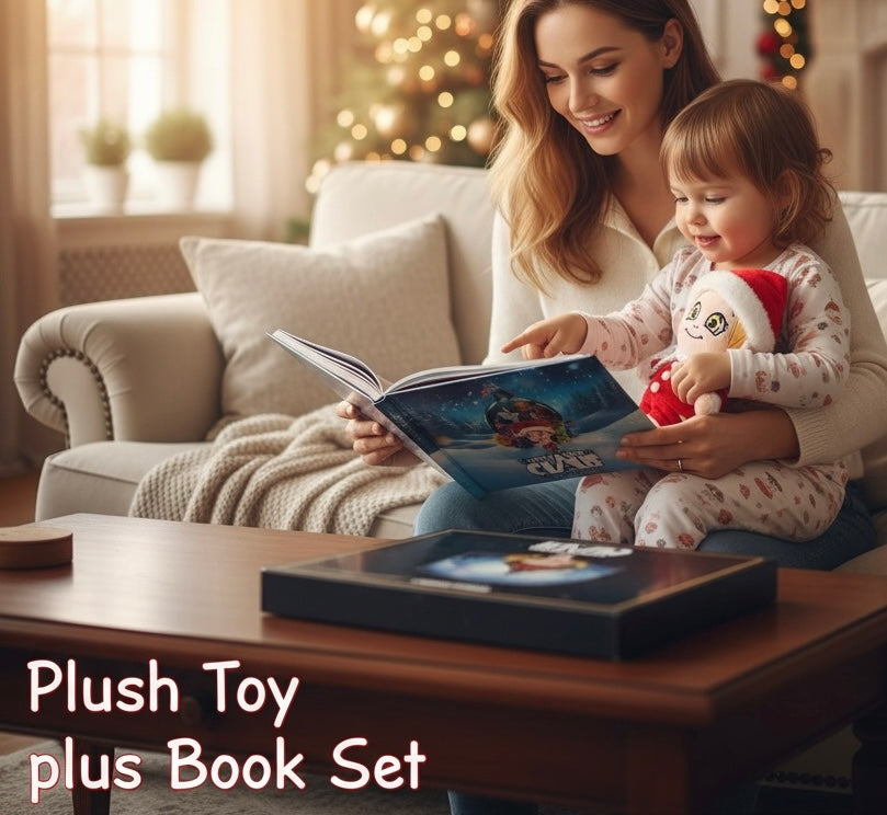 Little Baby Claus™ Storybook Gift Set – 20 cm Plush + Hardcover Book